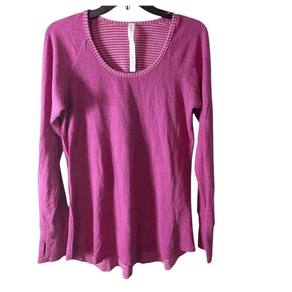 LULULEMON ATHLETICA Open Your Heart Long Sleeve Size 8 - Picture 6 of 7